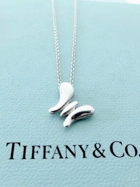 Tiffany & Co. Sterling Silver Butterfly Pendant Necklace